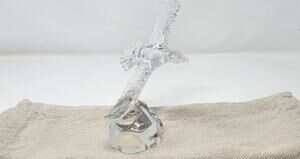 Vintage Wonders of the Wild Crystal Eagle Figurine | German Sculpture